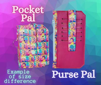 Floral Pumpkin Fall Pocket Pal Wallet | Card Holder, Wristlet | Set or Singles