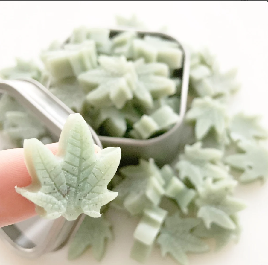 JELLY Tiny Leaf Shaped Hand Soap | 1"L x 0.5"W | Single Use Soap