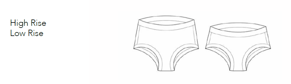 Geo Design Orange & White | Bunzies Underwear | Choose Briefs, Booty, or Super Booty