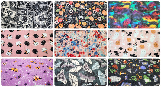 Spooky Savings on Cloth Pads! | Choose from 10 different FLANNEL prints!