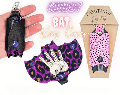 Hot Goth Summer Bat Key Cover | Key Keeper, Key Organizer, Keyring Holder