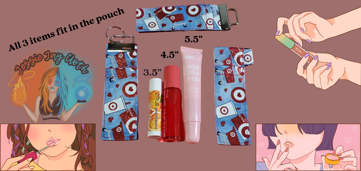 Lip Balm Holder | Main Squeeze Lemonade | Can hold gloss/balm/sugar scrub up to 5.5" |