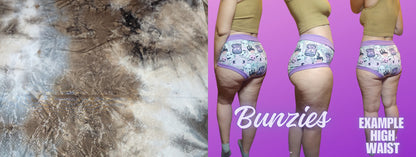 Snake Bite Design | Bunzies Underwear | Choose Briefs, Booty, or Super Booty