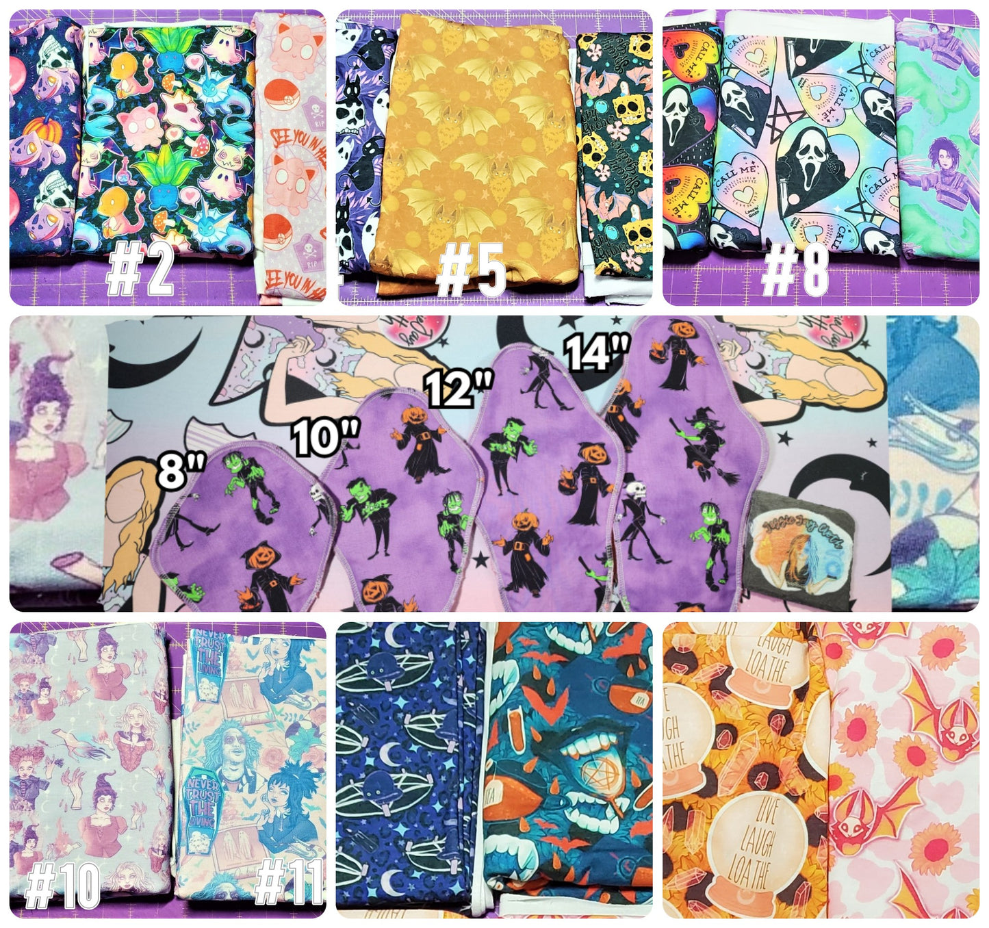 Spooky Savings on Cloth Pads! | Choose from 15 different KNIT prints!