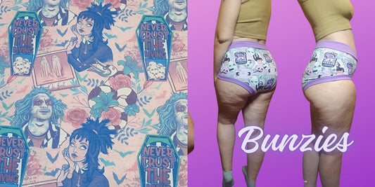 Pastel Beetle J, Never trust the living |  Bunzies Underwear | Choose Briefs, Booty, or Super Booty