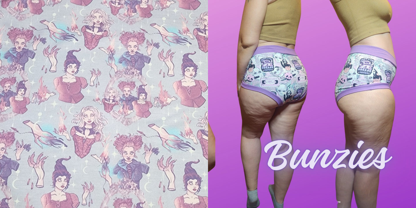 Pastel Hocus Witch |  Bunzies Underwear | Choose Briefs, Booty, or Super Booty
