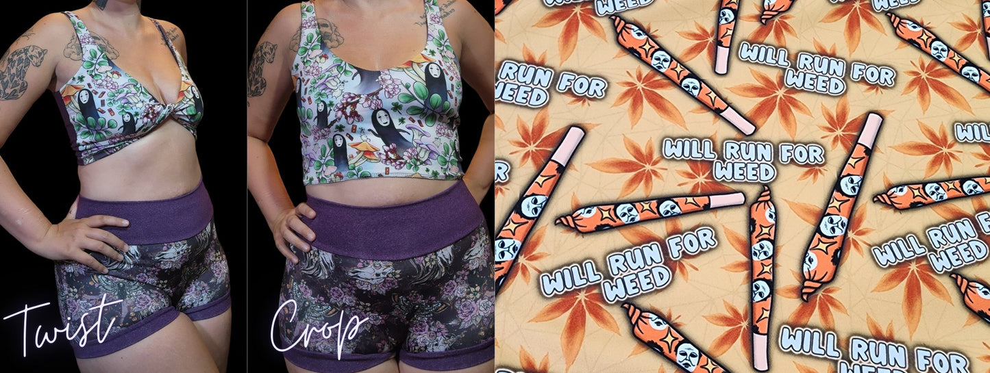 9 PRINTS! 2-in-1 Crop Top | 420, Horror,  Dragon, Humor, Body positivity