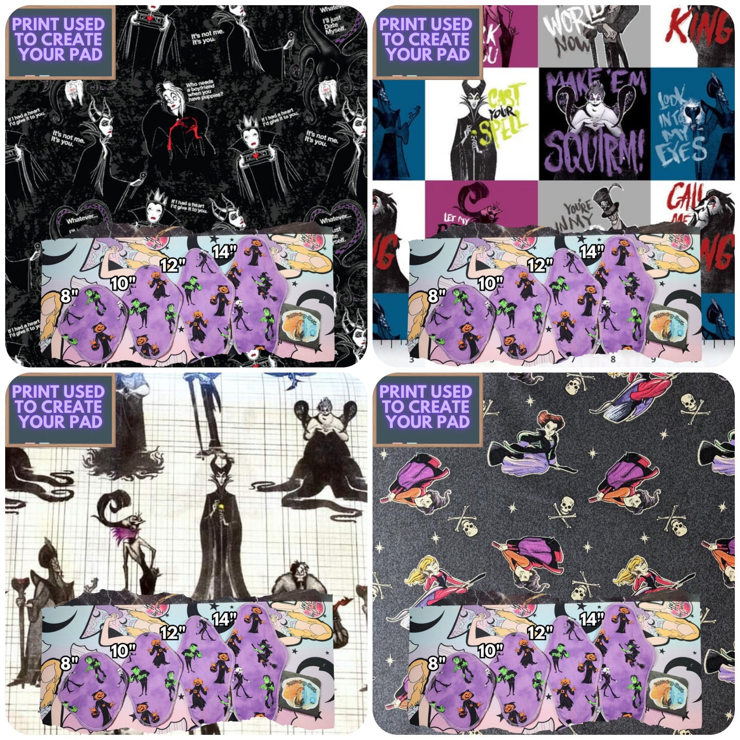 Spooky Savings on Cloth Pads! | Choose from 5 different prints