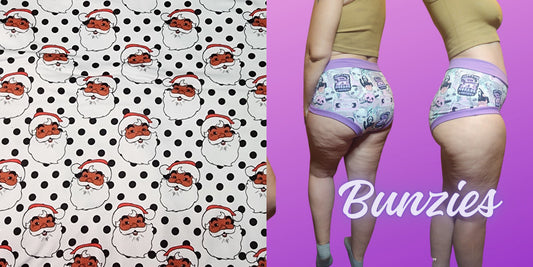 Santa Claus Christmas | Bunzies Underwear | Choose Briefs, Booty, or Super Booty