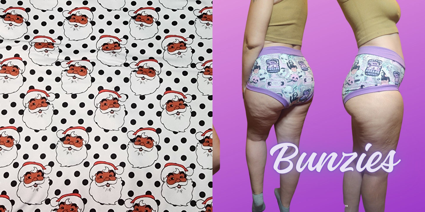 Santa Claus Christmas | Bunzies Underwear | Choose Briefs, Booty, or Super Booty