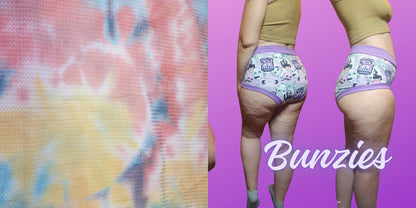 Beach Days Tie Dye | Bunzies Underwear | Choose Briefs, Booty, or Super Booty