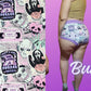 Pastel Gothic Horror | Bunzies Underwear | Choose Briefs, Booty, or Super Booty | High & Low Waist