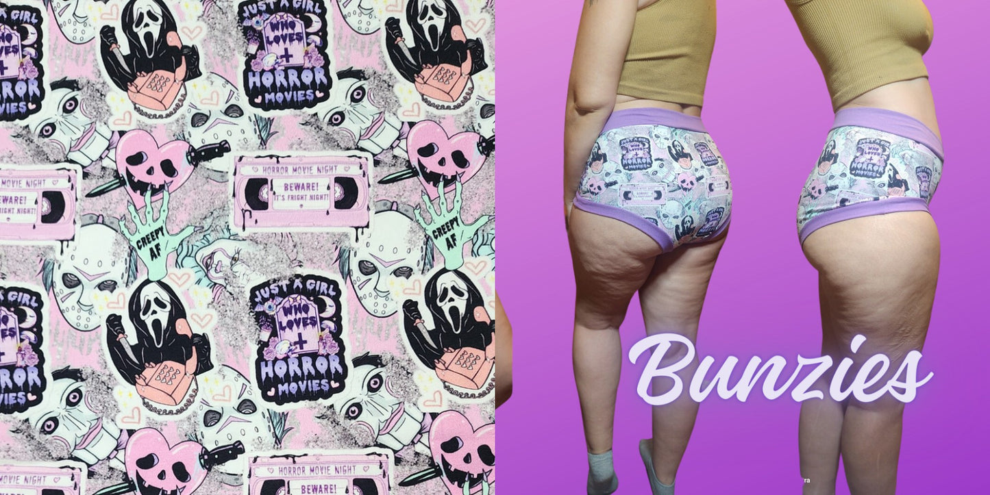 Pastel Gothic Horror | Bunzies Underwear | Choose Briefs, Booty, or Super Booty | High & Low Waist