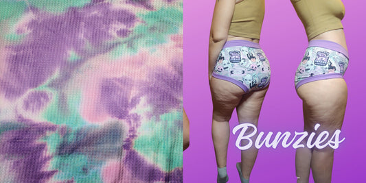 Mermaid Tie Dye | Bunzies Underwear | Choose Briefs, Booty, or Super Booty