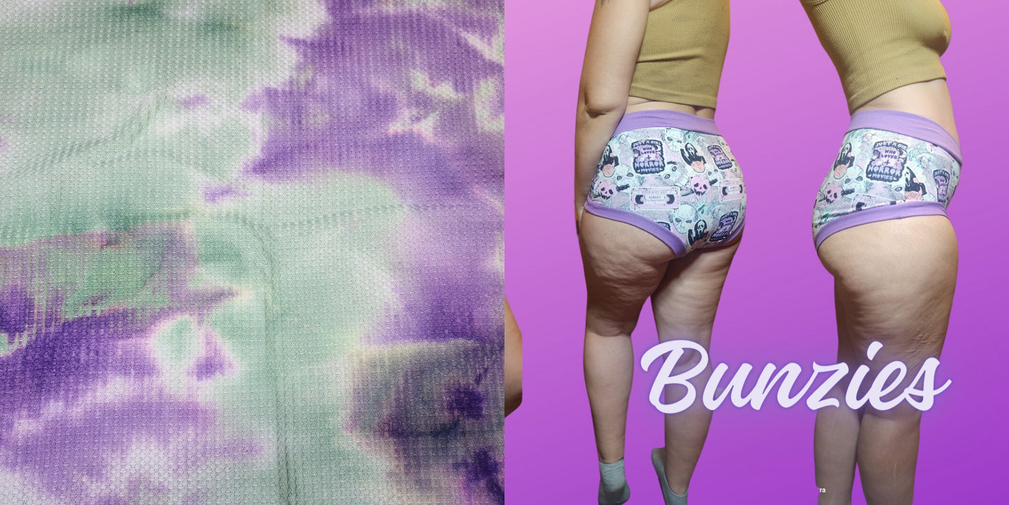 Purple Rain Tie Dye | Bunzies Underwear | Choose Briefs, Booty, or Super Booty