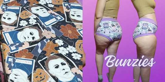 Muted Knife Horror, Mask | Bunzies Underwear | Choose Briefs, Booty, or Super Booty