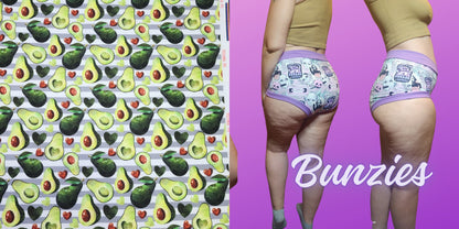Avocado Heart | Bunzies Underwear | Choose Briefs, Booty, or Super Booty