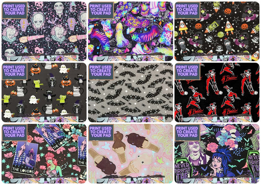 Spooky Savings on Cloth Pads! | Choose from 9 different KNIT prints!