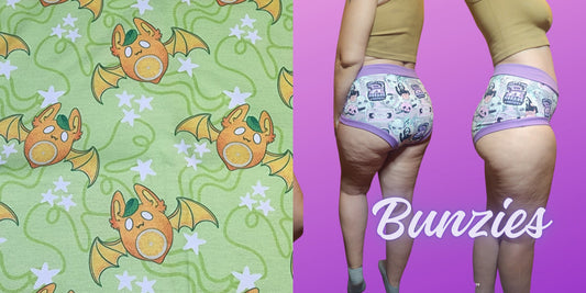 Orange Fruit Bat |  Bunzies Underwear | Choose Briefs, Booty, or Super Booty
