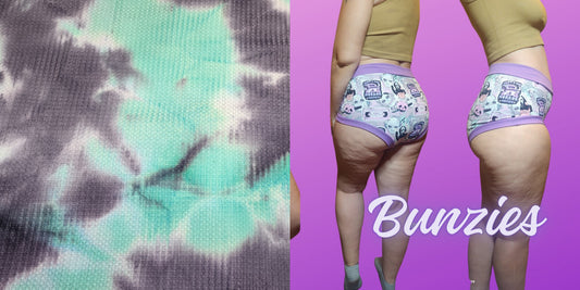 Sea Breeze Tie Dye | Bunzies Underwear | Choose Briefs, Booty, or Super Booty