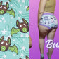 Kiwi Fruit Bat |  Bunzies Underwear | Choose Briefs, Booty, or Super Booty