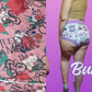 Floral Coheed Band | Bunzies Underwear | Choose Briefs, Booty, or Super Booty