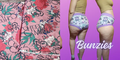 Floral Coheed Band | Bunzies Underwear | Choose Briefs, Booty, or Super Booty