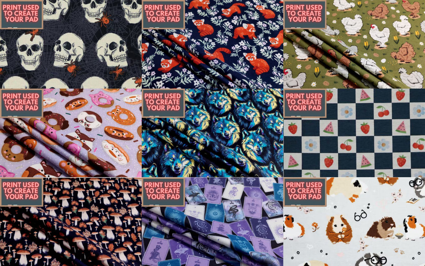 Fluff Your Way to Savings | Choose from 9 different FLANNEL prints for Cloth Pads!