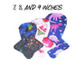 Custom Thong Panty Liners | 7 sizes to choose | 2.5" OR 2.75" Snapped width | Daily liners for everyday freshness
