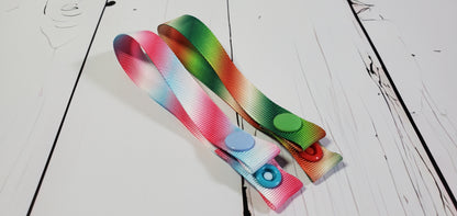 Candy Cane Ombre & Cotton Candy Ombre | Cloth Pad Drying Strap