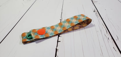 Fall Leaves & Plaid | Cloth Pad Drying Strap