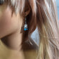 Ombre Glitter Gummy Bear Earrings | Rainbow Dangles | Blue & Clear