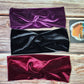 Luxurious Purple Velvet | Medium 21" | RTS Cotton Lycra Head Band | Ready to ship | Ear Warmer