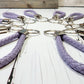 Lavender | Leather Braided Rope Key Chain Strap | Add on