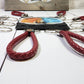 Burgundy | Leather Braided Rope Key Chain Strap | Add on