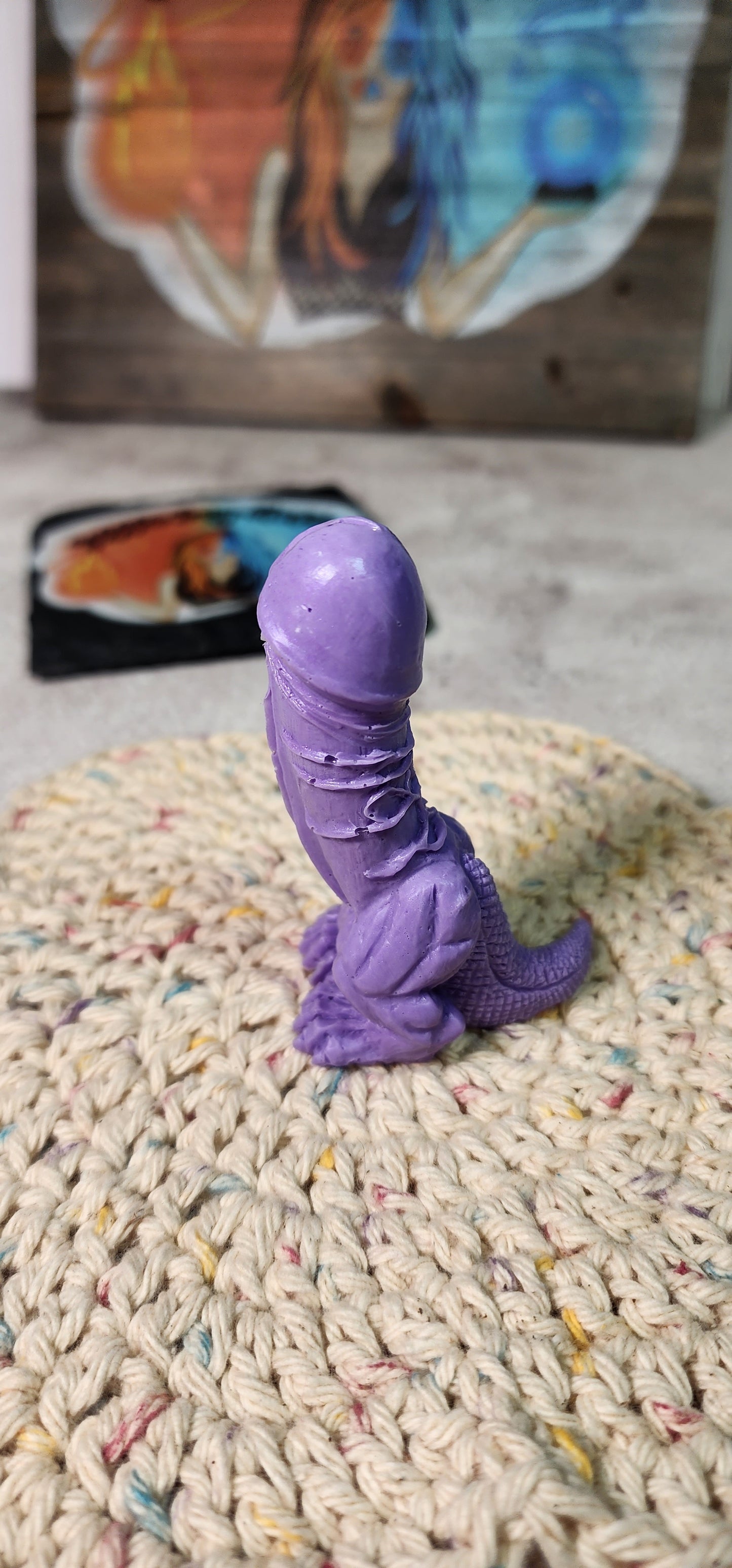 Custom Dino Penis Gag Gift Soap | Peen, Dick, Adult Humor | 2.9" x 2.3" Jelly or Regular Soap