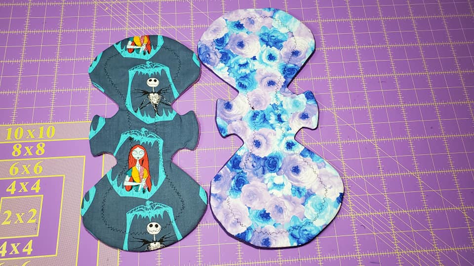 Double Flare Belle of the ball | Custom Cloth Pad | 9/12/14 | 2.75" Snapped Width