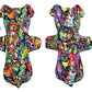 Custom Puppy Shaped Cloth Pad | 8/9/10/11/12/13/14 | 2.5" Snapped Width | 2 Bottom Options