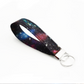 Glitter Rainbow Galaxy | Wristlet Key Fob | Fabric Keychain | Great for gifts |
