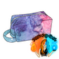 Purple Blue Green Pink Tie Dye Semi Custom Boxy Bag | Storage or Wet Bag | Diaper Pod |  Choose Your size & Customization |