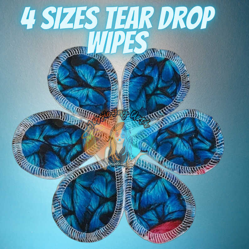 CUSTOM | Tear Drop ILP, Cup Spot, Face Wipe, Nursing pads | 4 Sizes