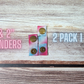 Wing Snap Extenders | Make your cloth pads wider | Choose 2 pack or 4 pack | 2 Size options | Cotton Candy Colored Print