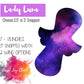 Custom Lady Luna Cloth Pad | 2.5" or 3" Snapped Width | 7-18 inches