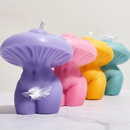 Custom Mushroom Goddess Solid Soap Bar | Soap bar size: 3.75” x 3.25”