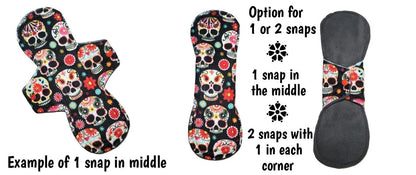 Extra snap to cloth pad | Horizontal & Vertical  | Add on