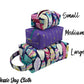 Rainbow Splatter | Semi Custom Boxy Bag | Storage or Wet Bag | Diaper Pod |  Choose Your size & Customization |