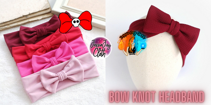 Custom Baby & Child Bow Knot Headband | Head wrap | Choose your print