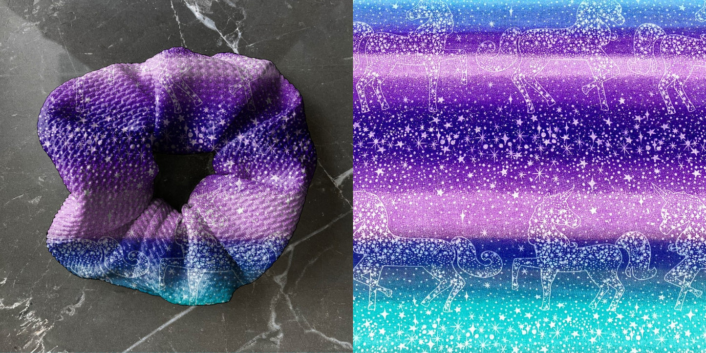 Ombre Unicorn | Custom Hair Scrunchie | Adult Size & Toddler Size | 7 Options