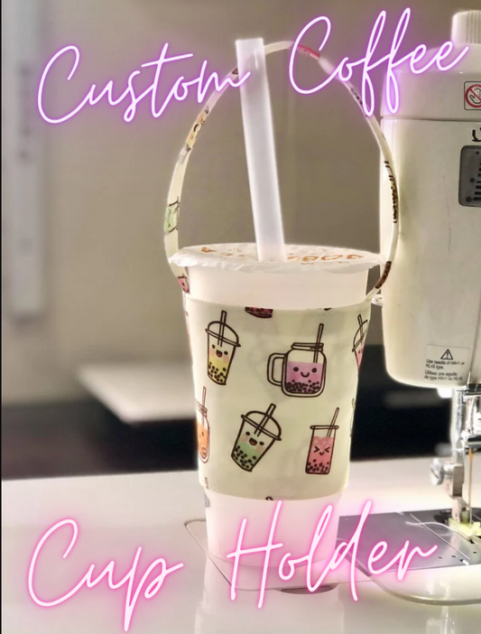 Custom Goldilocks Coffee Sleeve Cup Holder with handle | Hot & Cold drinks