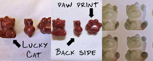 Tiny Kitty Cat Shapes | 3 shape options | Multi Use Or Single Use Soap